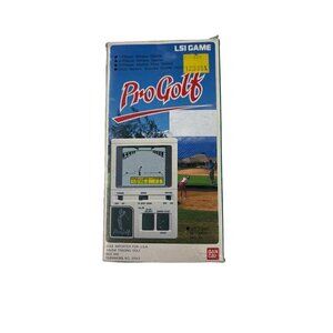 VTG 1984 Bandai LSI Pro Golf Handheld Electronic Game English TESTED
